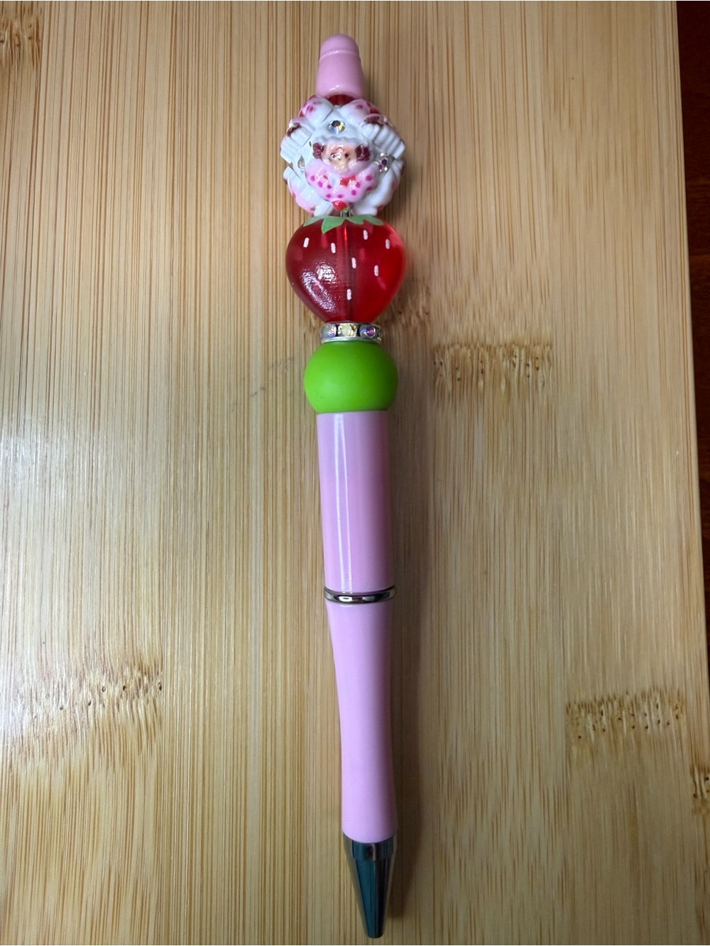 New Beaded Strawberry Shortcake Pen